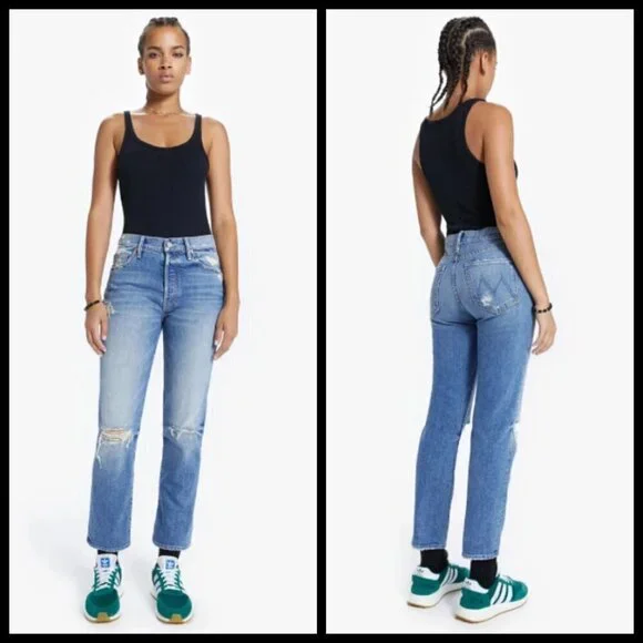 💕MOTHER SUPERIOR💕 The Trickster Ankle Jeans ~ On Holy Ground 30 NWOT